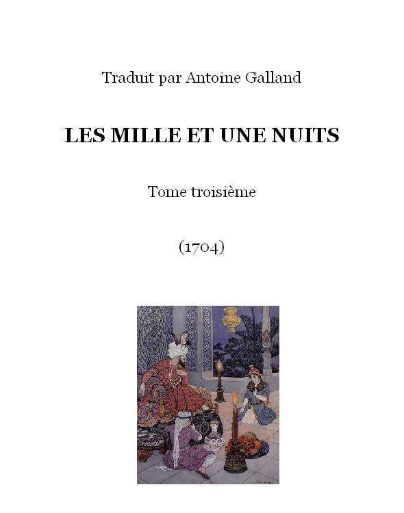 Les mille et une nuits - Tome III