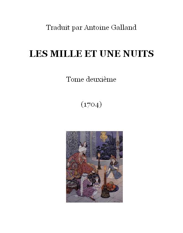 Les mille et une nuits - Tome II