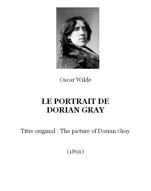 Le protrait de Dorian Gray